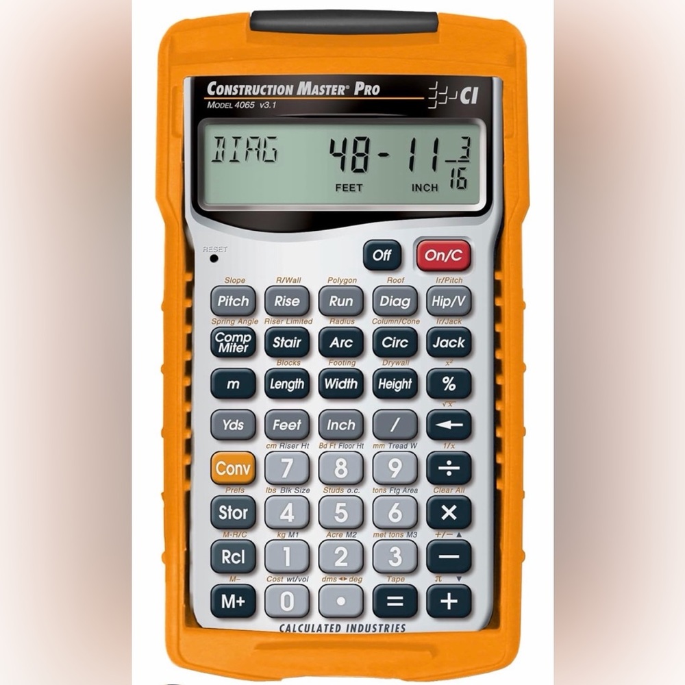 Calculated Industries 4065 Construction Master Pro Advanced Calculator - NEW!